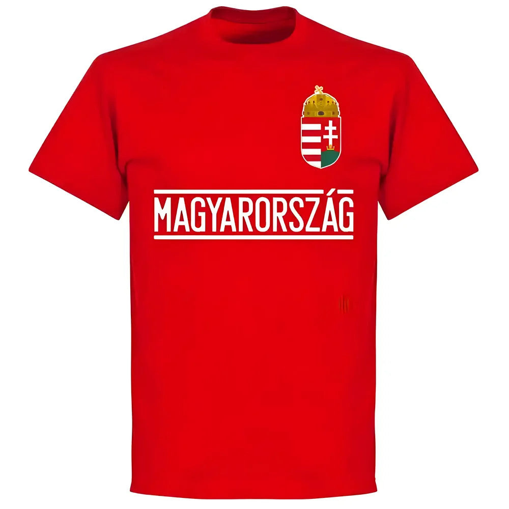 Hungary Puskas 10 Team T-Shirt - Red_1