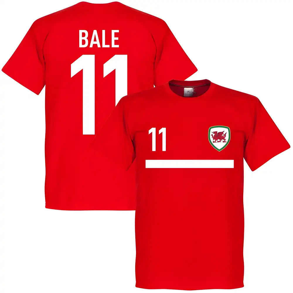 Wales Team Bale 11 T-Shirt - Red_0