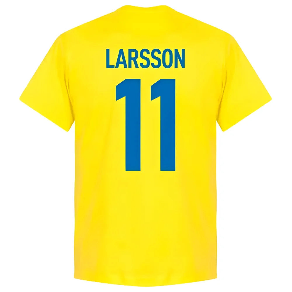 Sweden Larsson Team T-shirt - Yellow_2