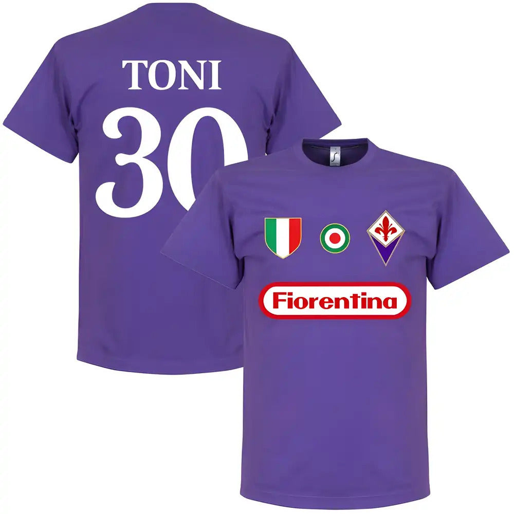 Fiorentina Toni 30 Team T-Shirt - Purple_0