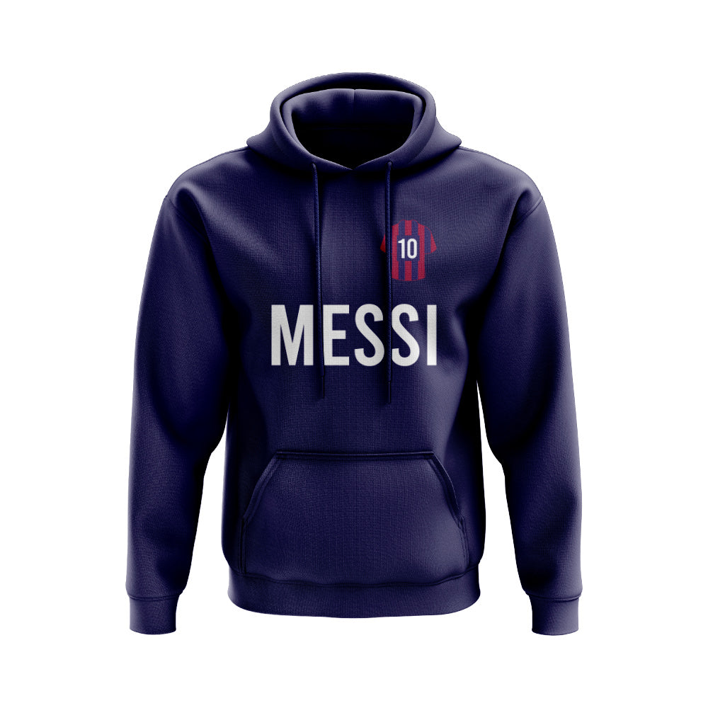 Lionel Messi Barcelona Number Hoody (Navy)_1