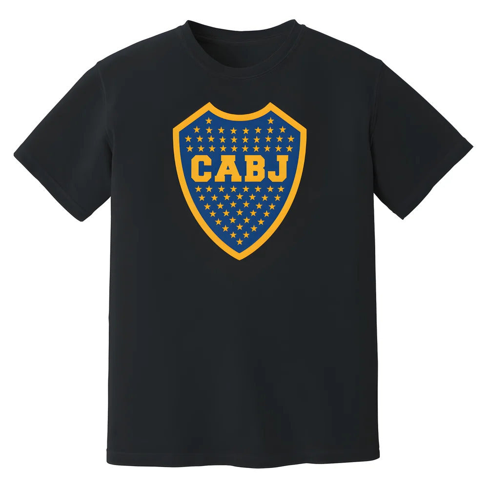 Boca Juniors Badge T-Shirt (Black)_0