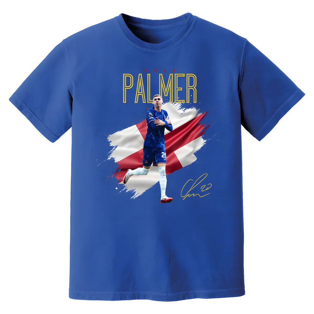 Cole Palmer Chelsea Celebration T-Shirt (Blue)_1