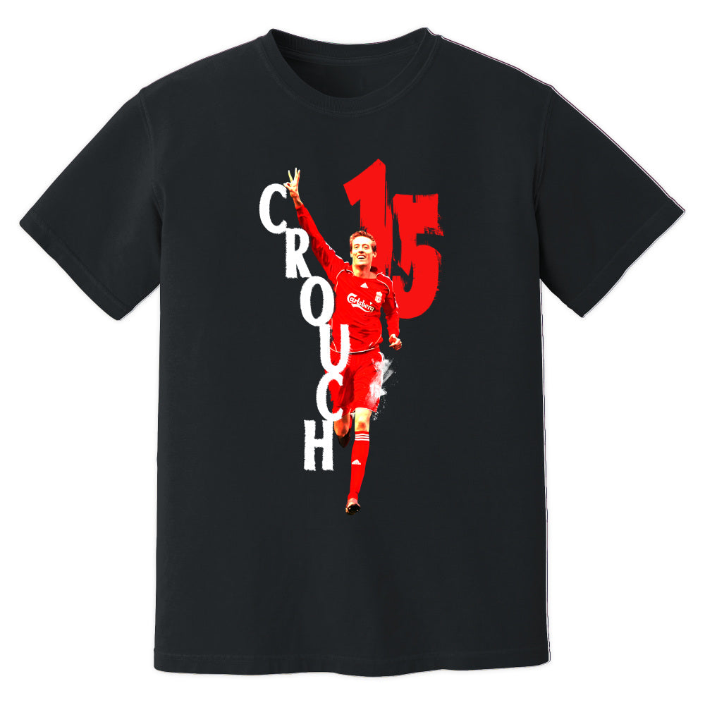 Peter Crouch Liverpool Premier League Legend T-Shirt (Black)_1