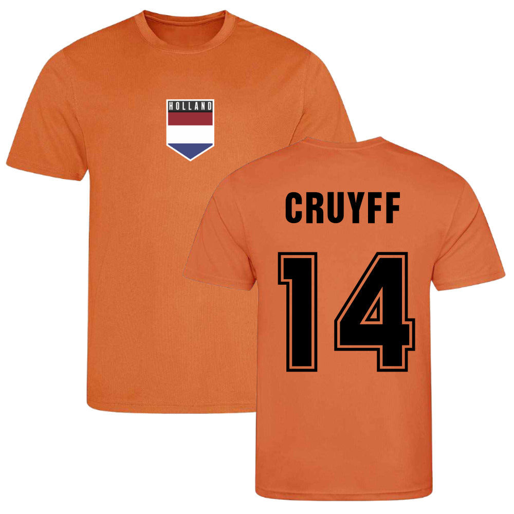 Cruyff Holland Training Jersey (Orange)_1
