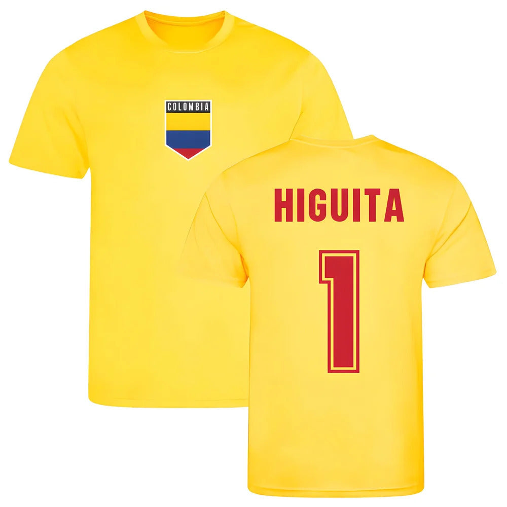 Higuita Colombia Training Jersey (Yellow)_0