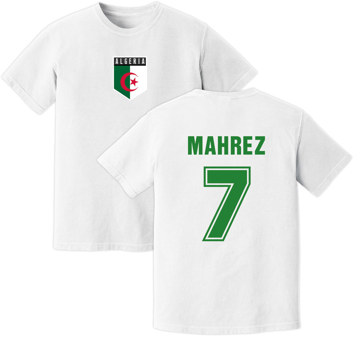Mahrez Algeria Training Jersey (White)_1