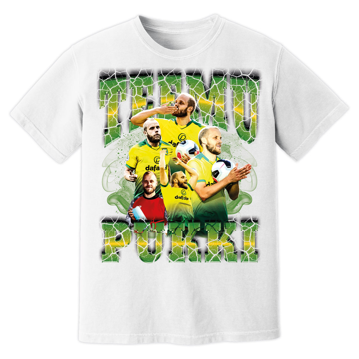 Teemu Pukki Bootleg T-Shirt (White)_1