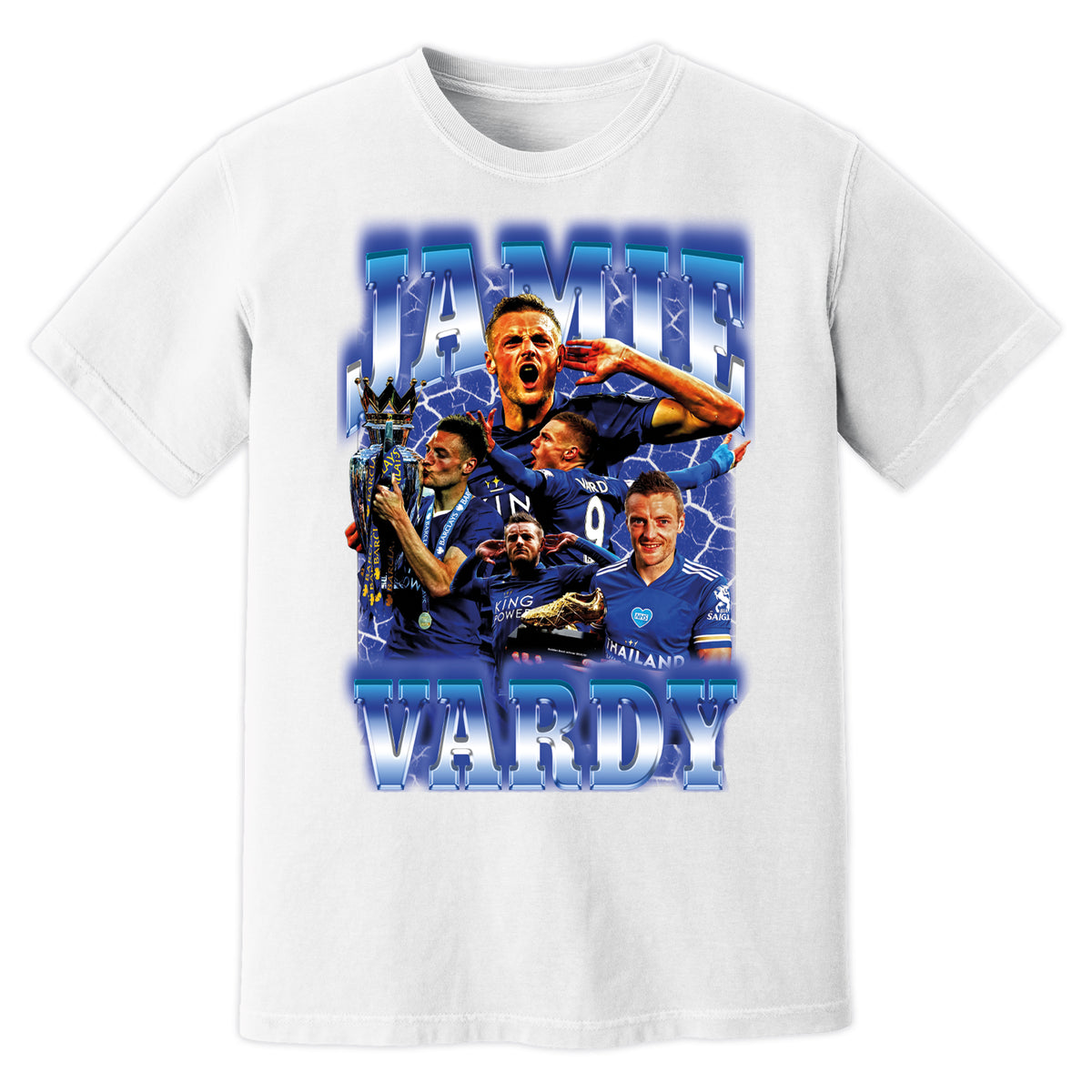 Jamie Vardy Bootleg T-Shirt (White)_1