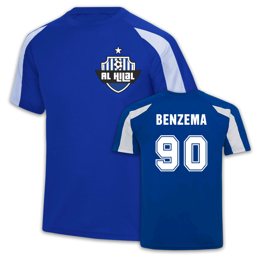Benzema Al Hilal Sport Training Jersey (Blue)_0