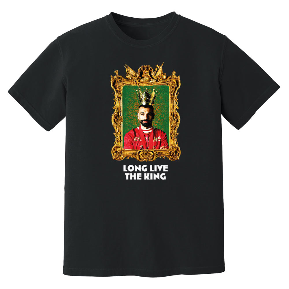 Mo Salah Long Live The King Liverpool T-Shirt (Black)_0