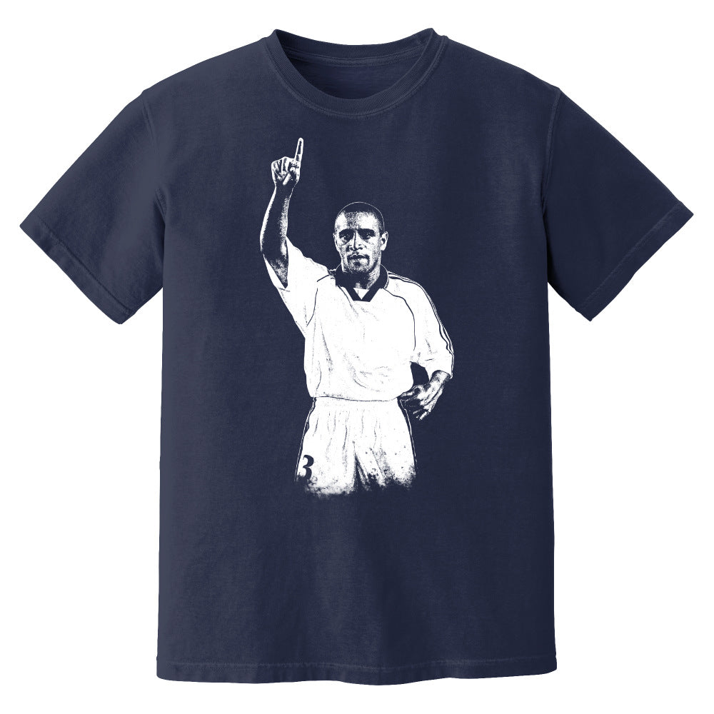 Roberto Carlos Real Madrid Phantom Graphic Tee - Navy_0