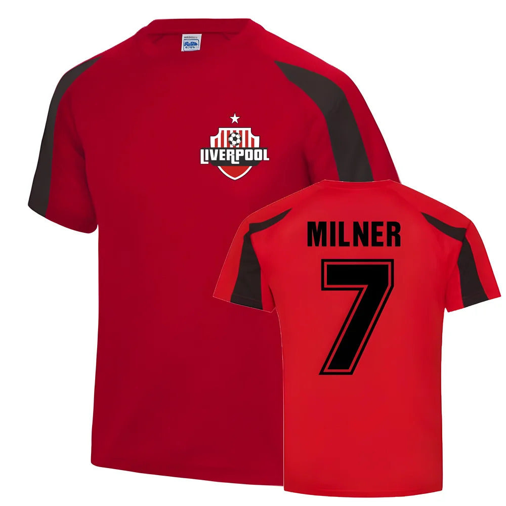 James Milner Liverpool Sports Training Jersey (Red)_1
