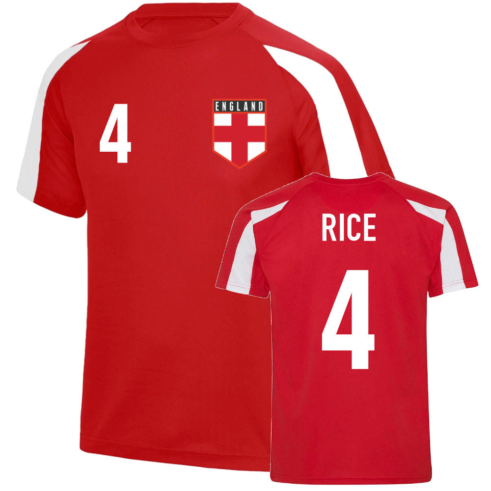 Declan Rice England Sports Training Jersey (Red)_0