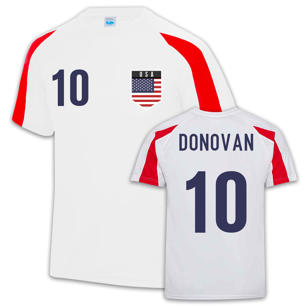 Landon Donovan USA Sports Training Jersey (White)_0