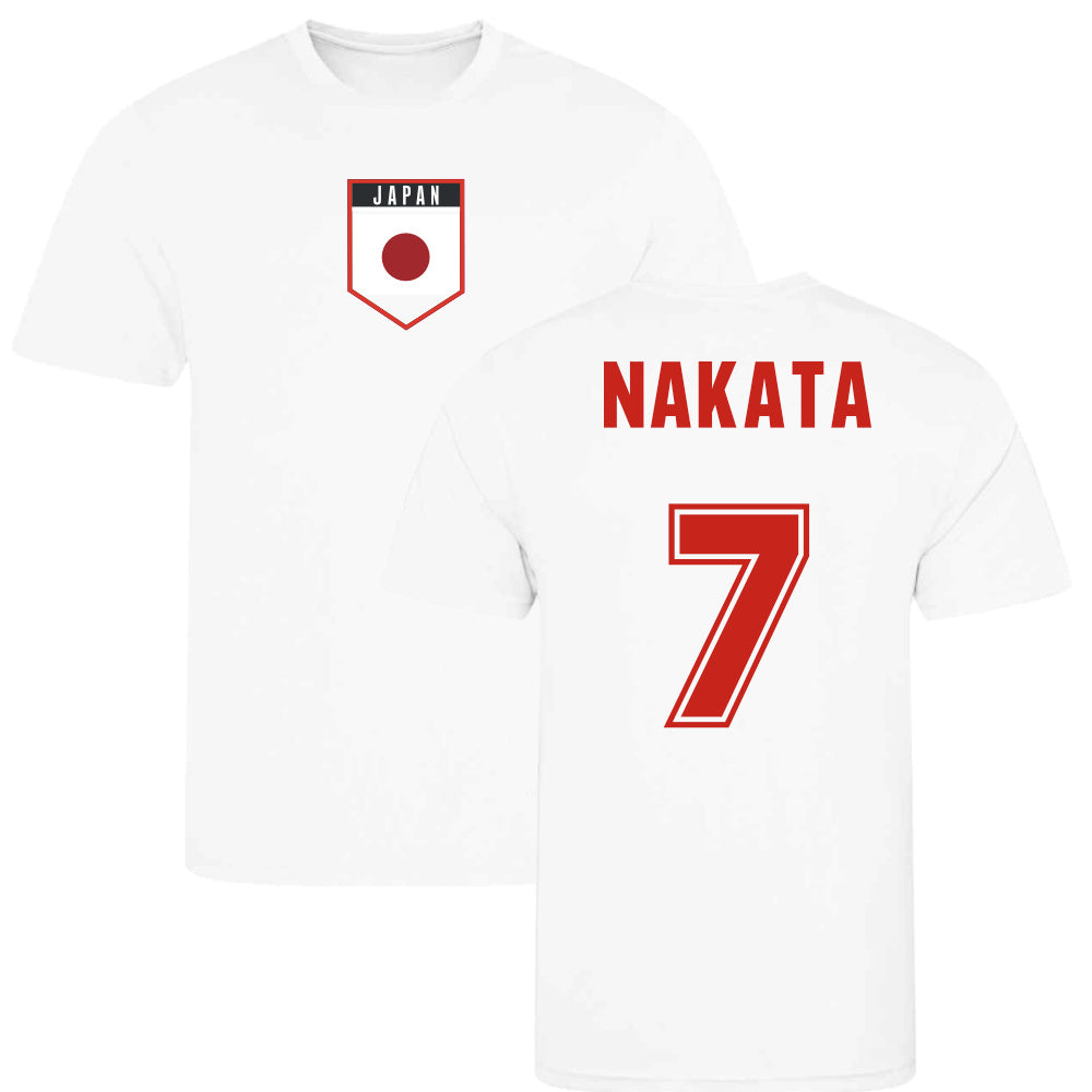 Hidetoshi Nakata Japan Training Jersey (White)_0