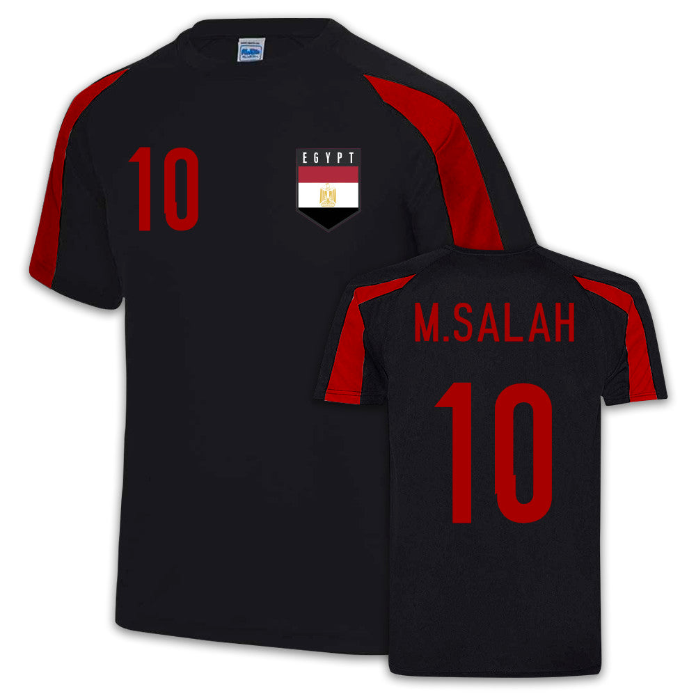 Mohamed Salah Egypt Sports Training Jersey (Black)_0