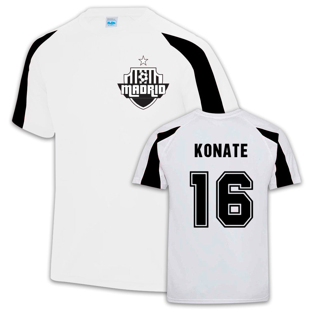 Konate Real Madrid Sport Training Jersey (White)_0