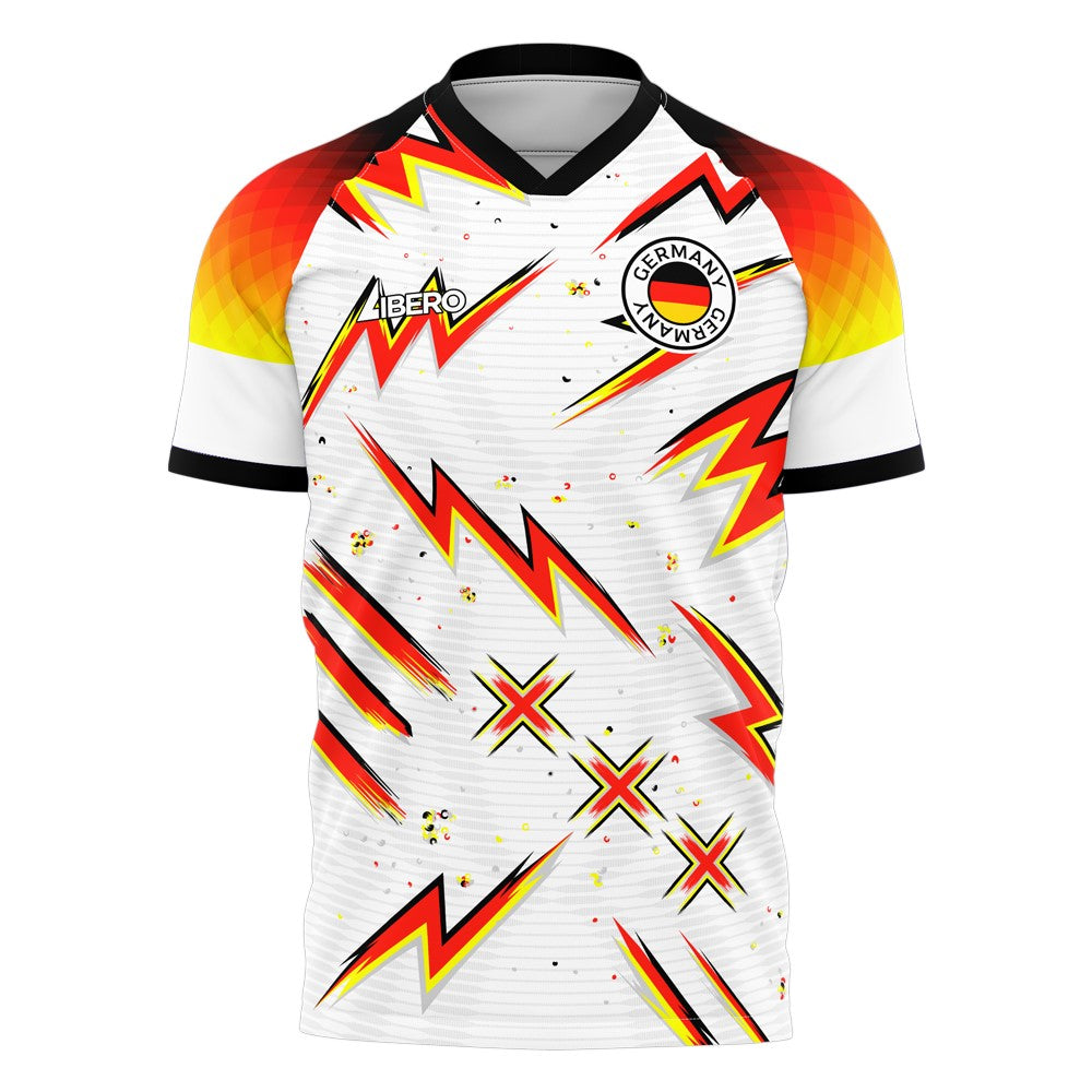 2025-2026 Germany Home Pre-Match Concept Shirt Kids Long Sleeve_0