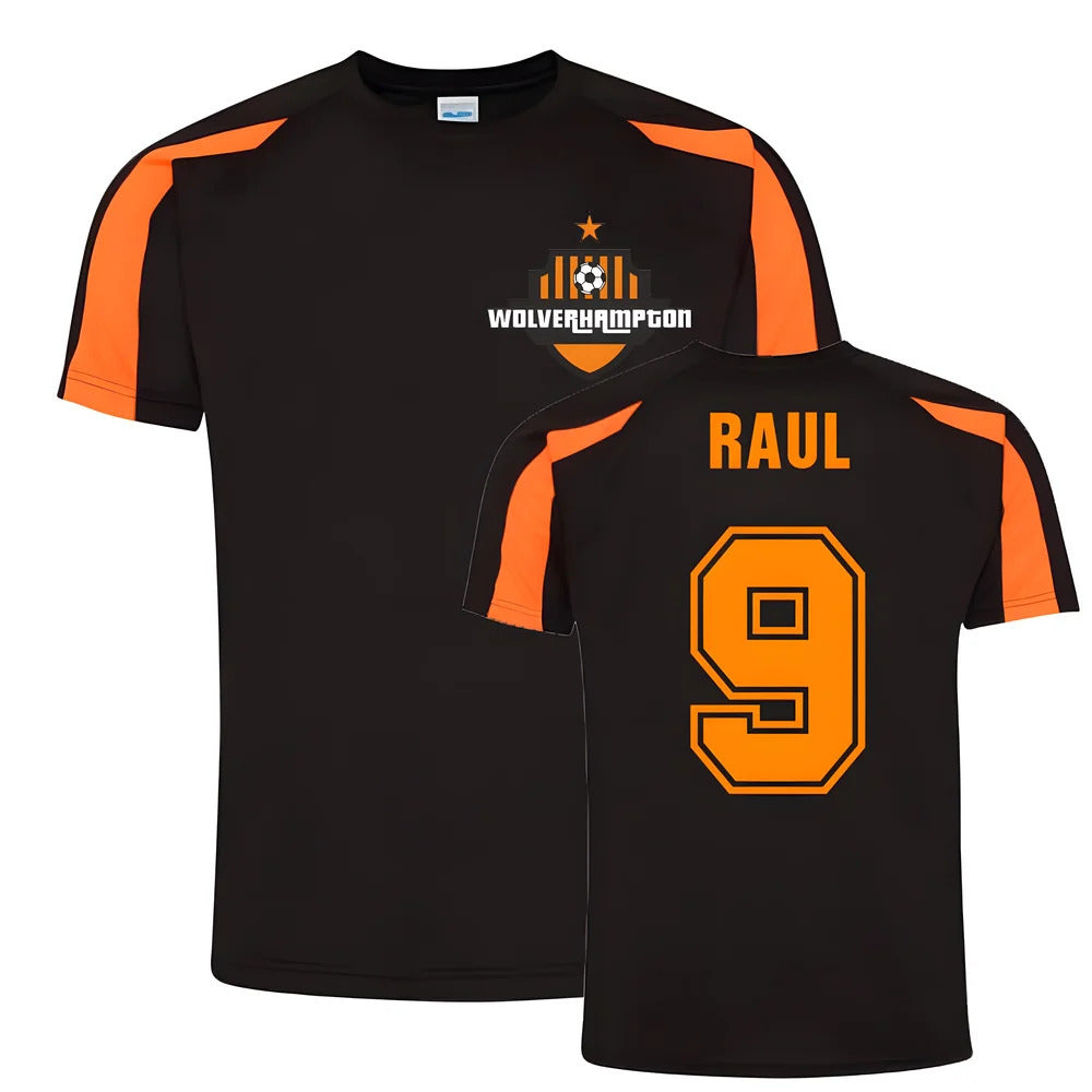 Raul Jimemez Wolves Sports Training Jersey (Black)_0