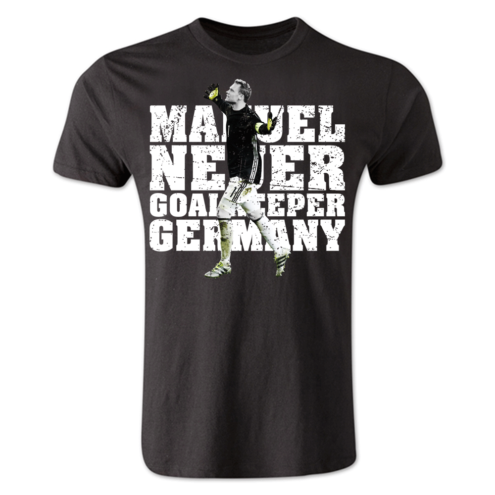 Manuel Neuer Germany Player T-Shirt (Black)_0