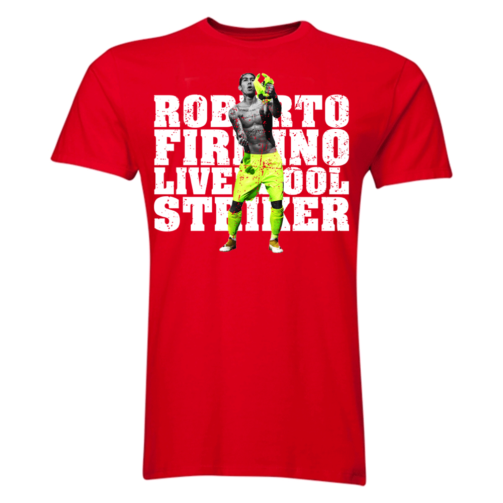 Roberto Firmino Liverpool Player T-Shirt (Red) - Kids_1