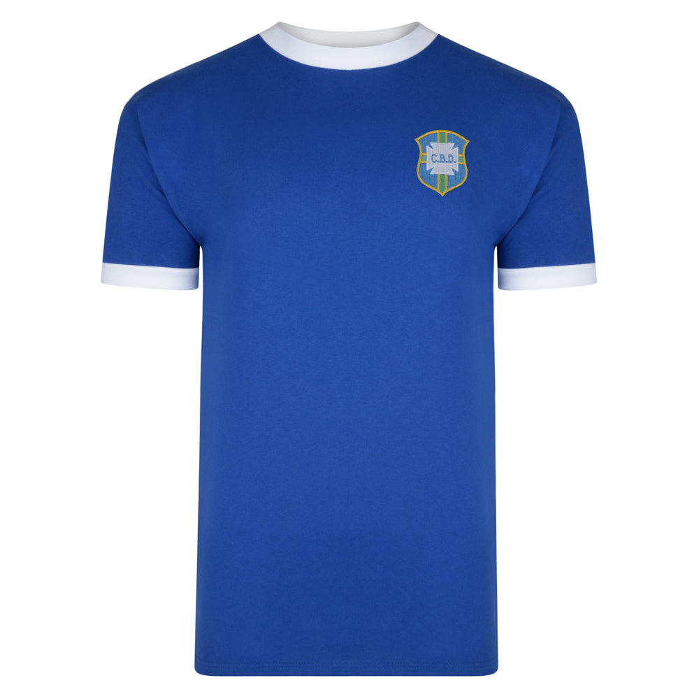 Score Draw Brazil 1970 World Cup Away Final shirt_0