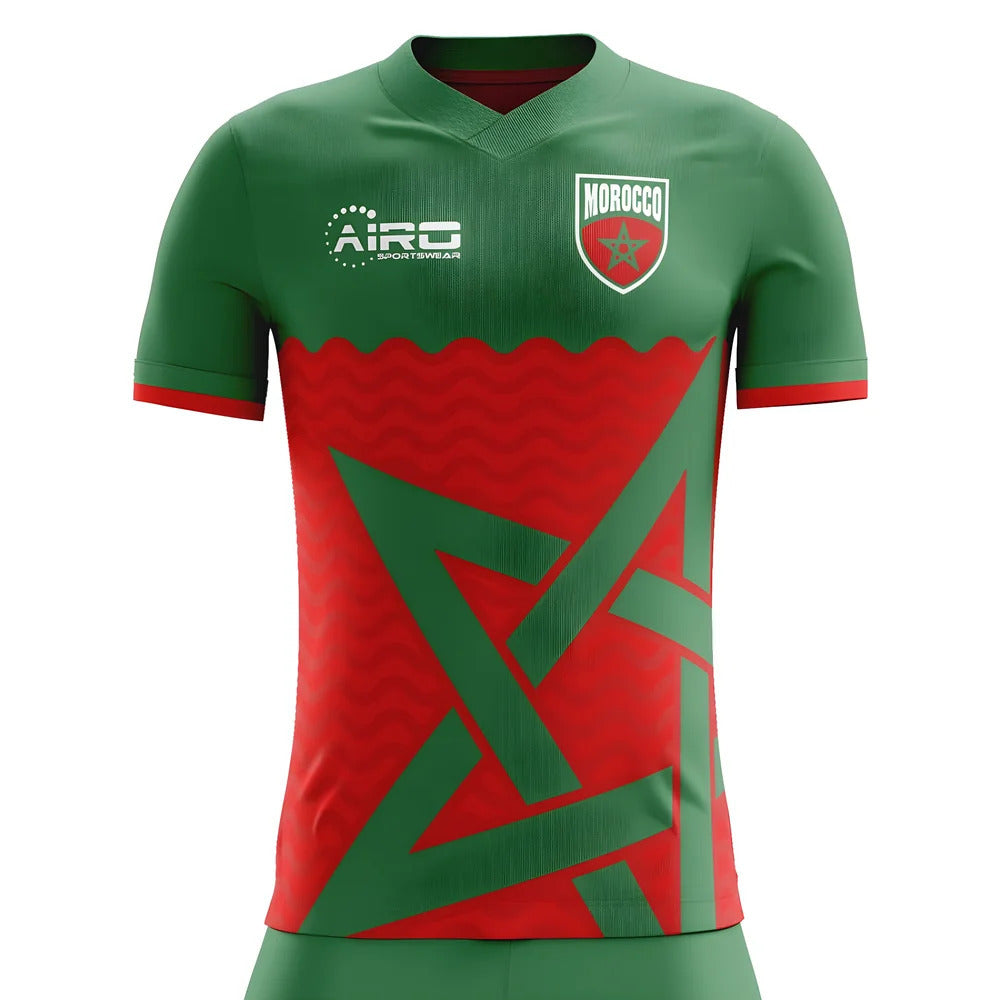2025-2026 Morocco Home Concept Football Shirt - Little Boys_0