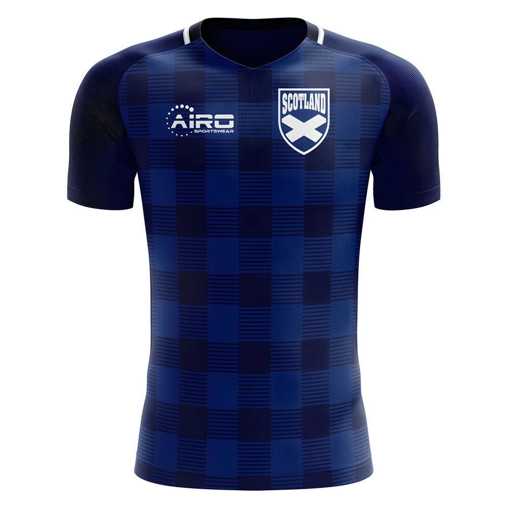 2025-2026 Scotland Tartan Concept Football Shirt (Kids)_0
