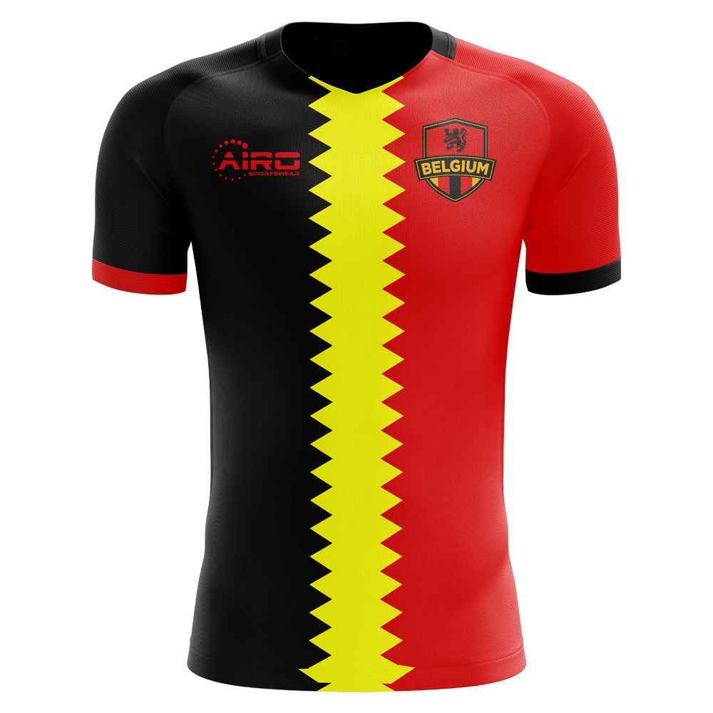 2025-2026 Belgium Flag Concept Football Shirt - Little Boys_0