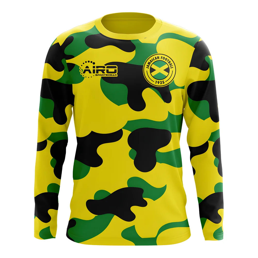 2025-2026 Jamaica Long Sleeve Home Concept Football Shirt (Kids)_0
