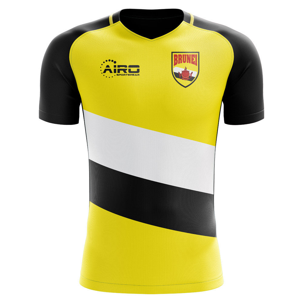2025-2026 Brunei Home Concept Football Shirt - Kids (Long Sleeve)_0