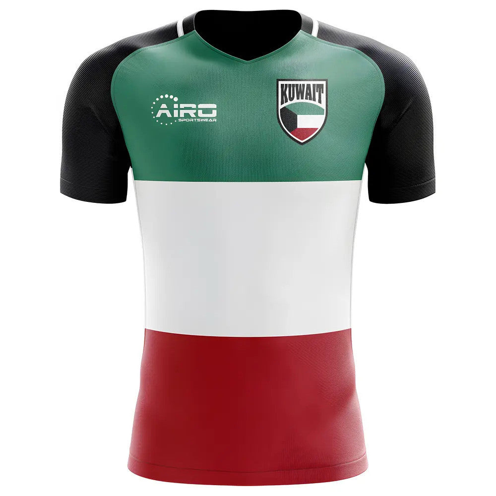 2025-2026 Kuwait Home Concept Football Shirt - Kids (Long Sleeve)_0
