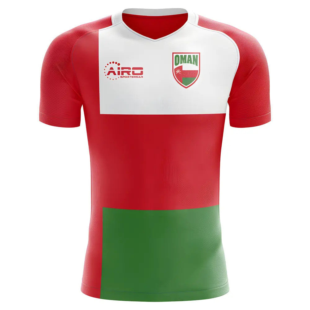 2025-2026 Oman Home Concept Football Shirt - Kids (Long Sleeve)_0