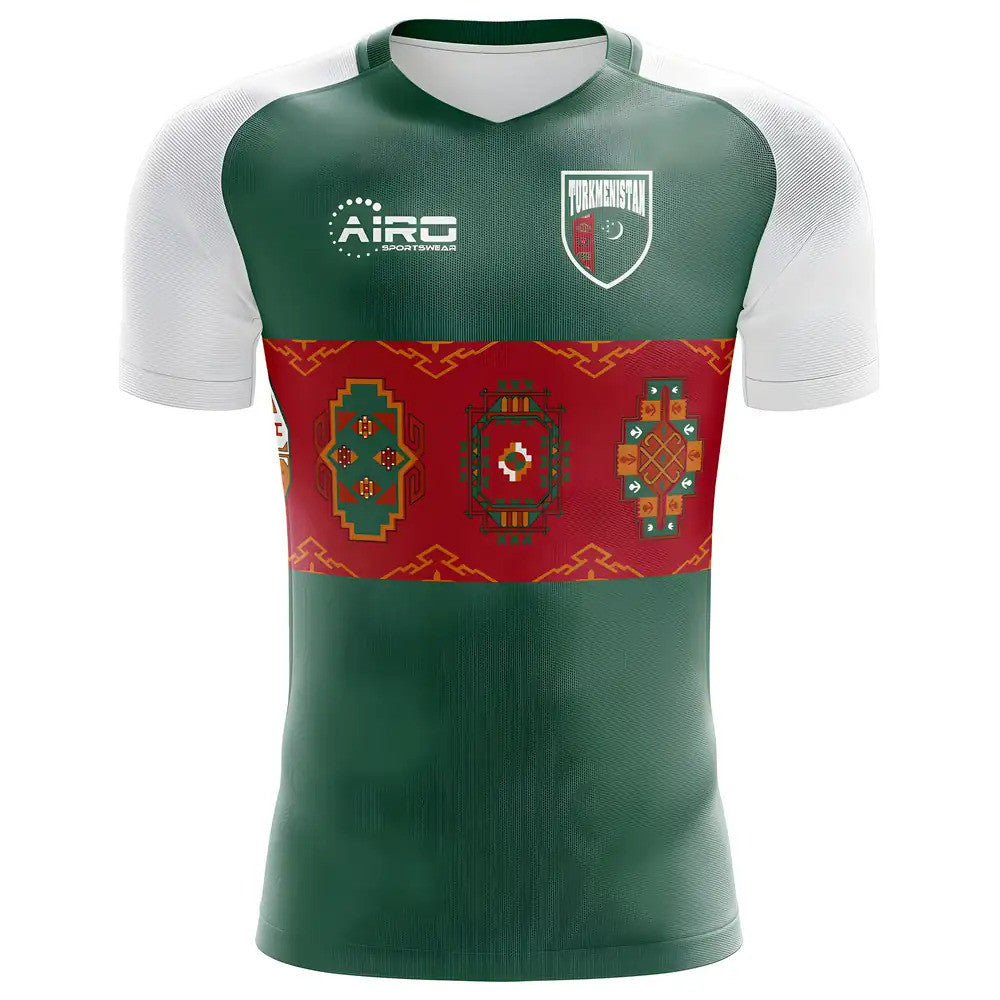 2025-2026 Turkmenistan Home Concept Football Shirt - Kids (Long Sleeve)_0