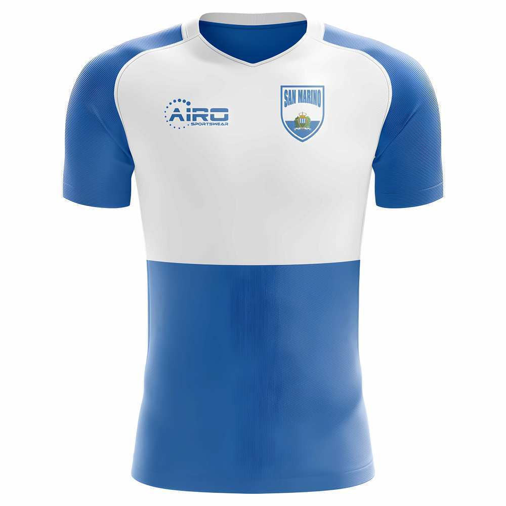 2025-2026 San Marino Home Concept Football Shirt - Kids (Long Sleeve)_0