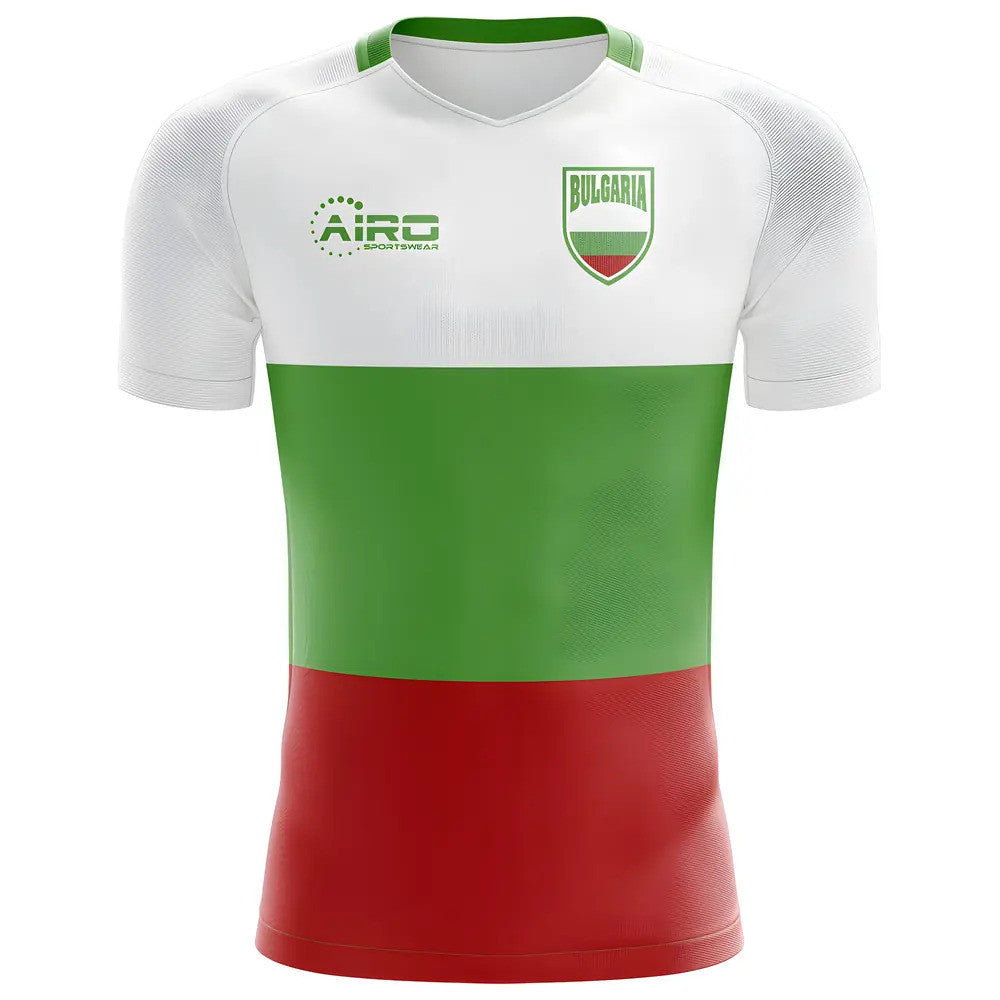 2025-2026 Bulgaria Flag Concept Football Shirt - Kids (Long Sleeve)_0