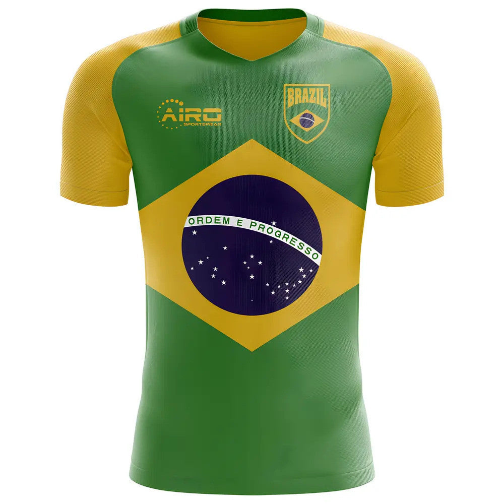 2025-2026 Brazil Flag Concept Football Shirt_0