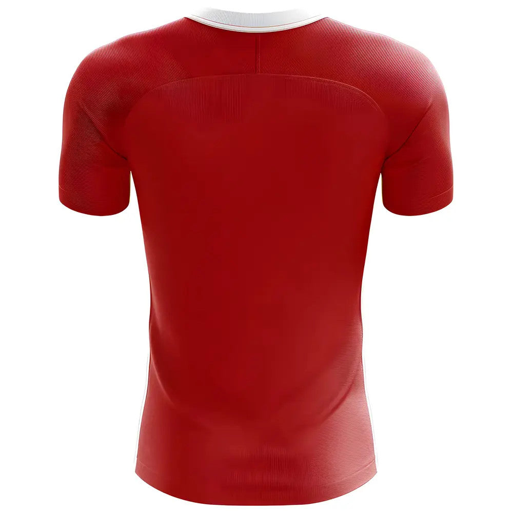 2025-2026 Austria Flag Concept Football Shirt - Kids (Long Sleeve)_1