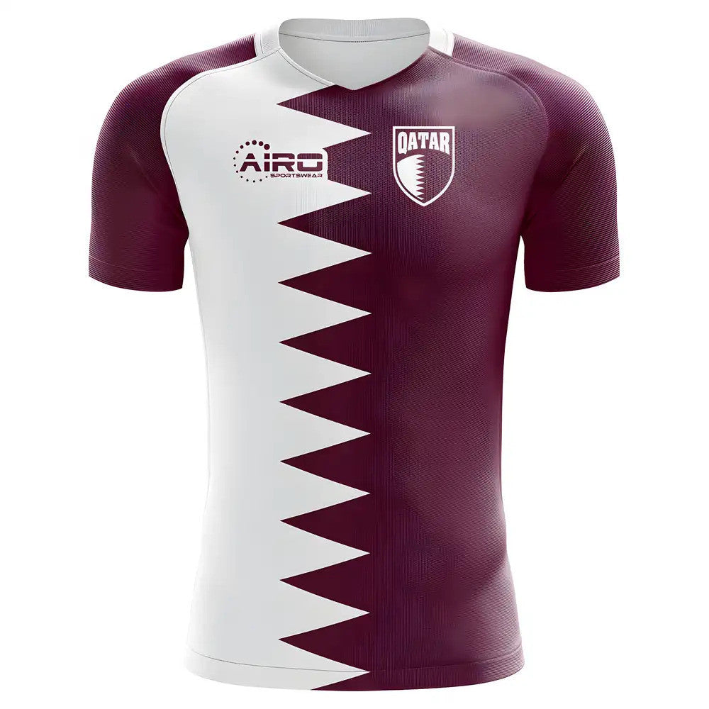 2025-2026 Qatar Home Concept Football Shirt - Little Boys_0