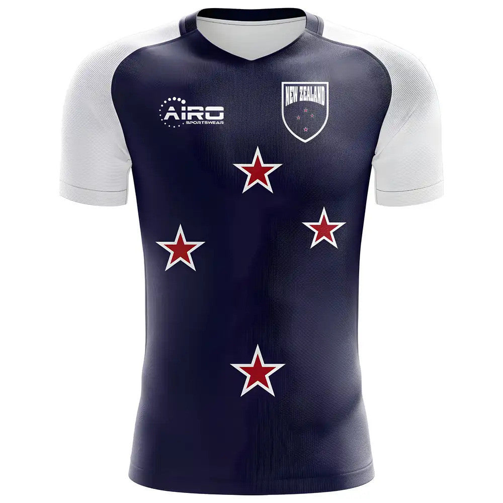 2025-2026 New Zealand Flag Concept Football Shirt - Little Boys_0