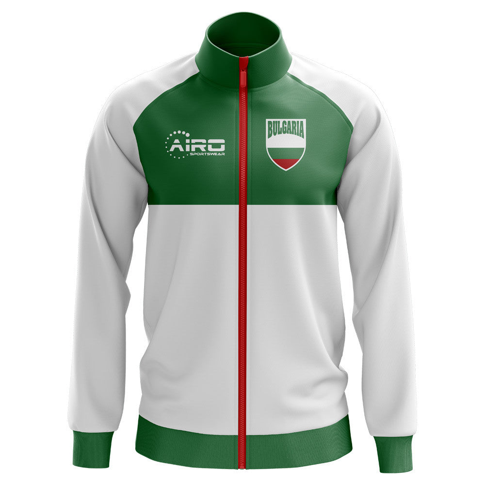 Bulgaria Concept Football Track Jacket (White) - Kids_0