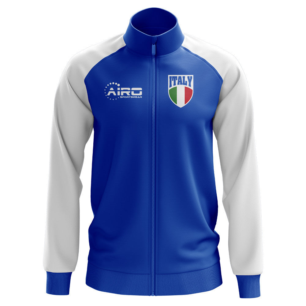 Italy Concept Football Track Jacket (Blue) - Kids_0