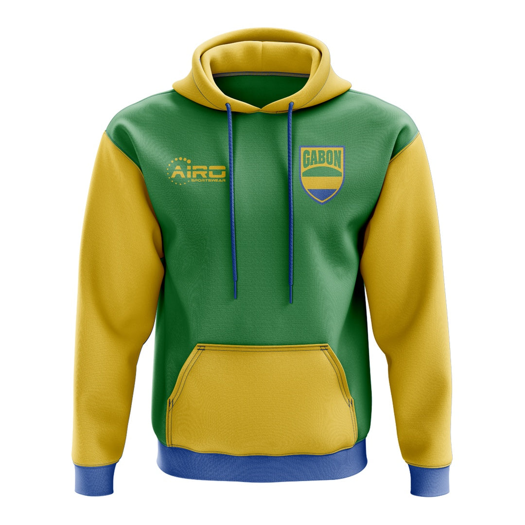 Gabon Concept Country Football Hoody (Green)_0