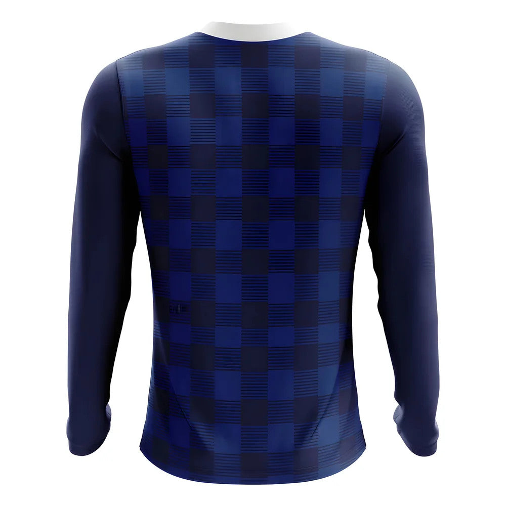 2025-2026 Scotland Long Sleeve Tartan Concept Football Shirt (Kids)_1