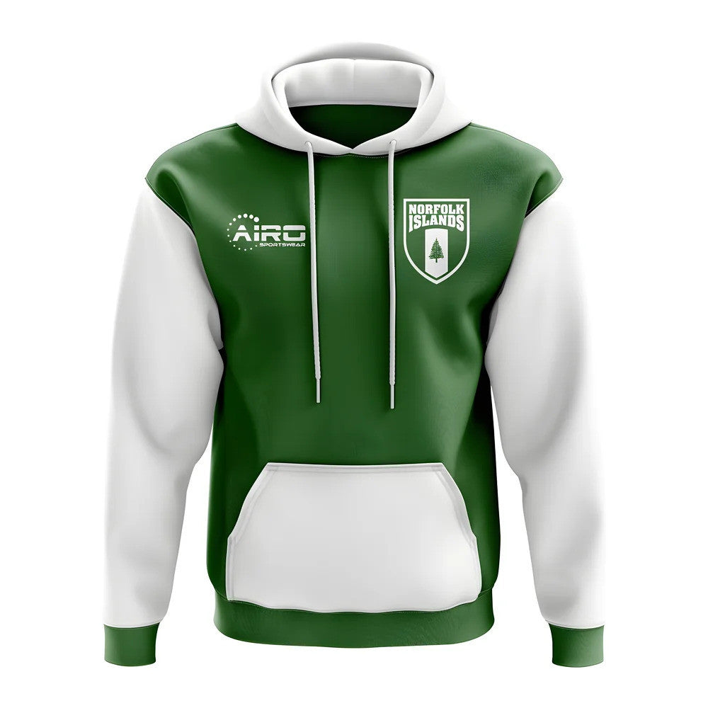 Norfolk Islands Concept Country Football Hoody (Green)_0