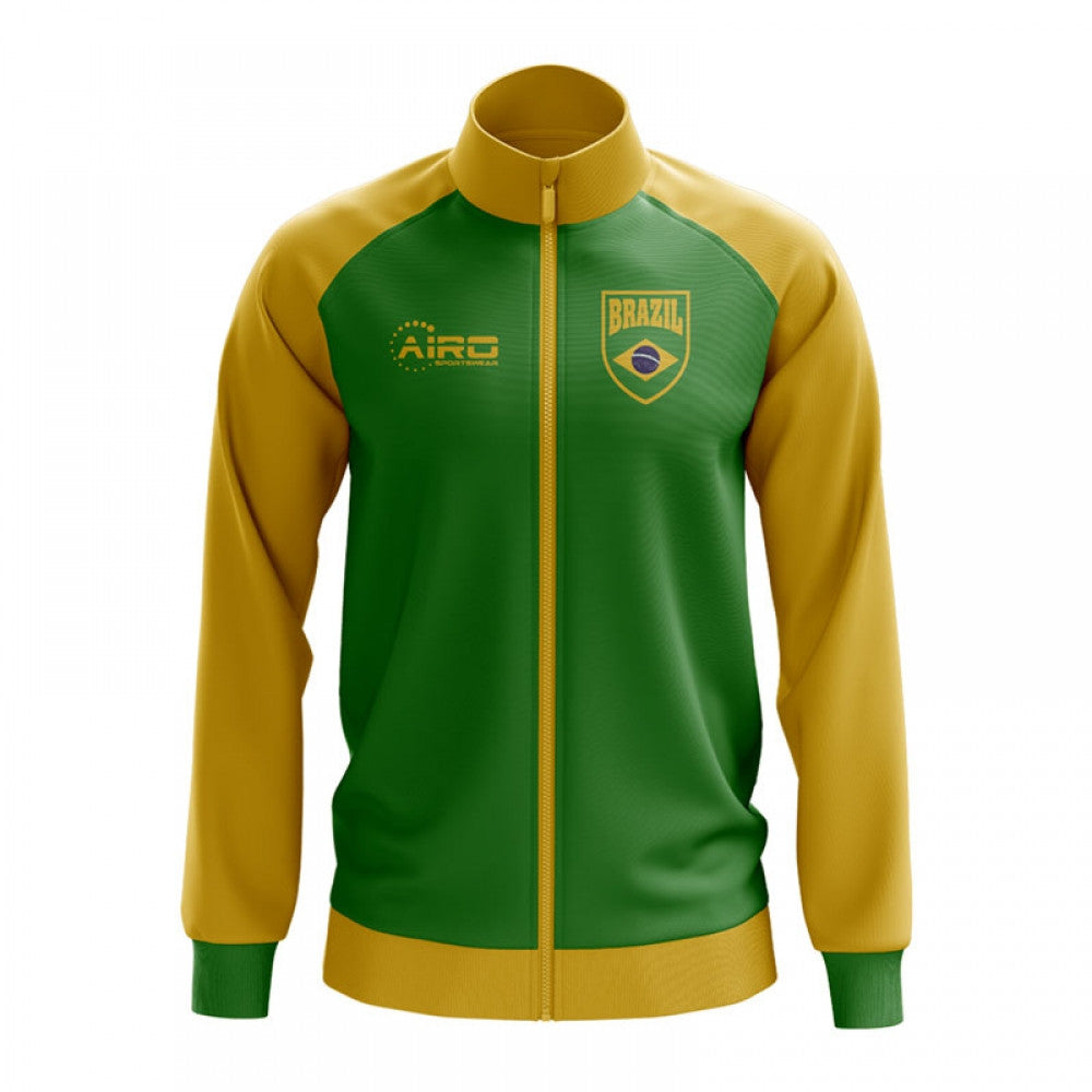 Brazil Concept Football Track Jacket (Green) - Kids_0