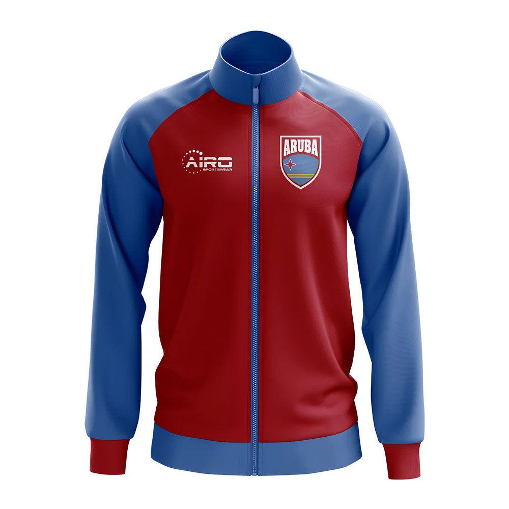 Aruba Concept Football Track Jacket (Red) - Kids_0