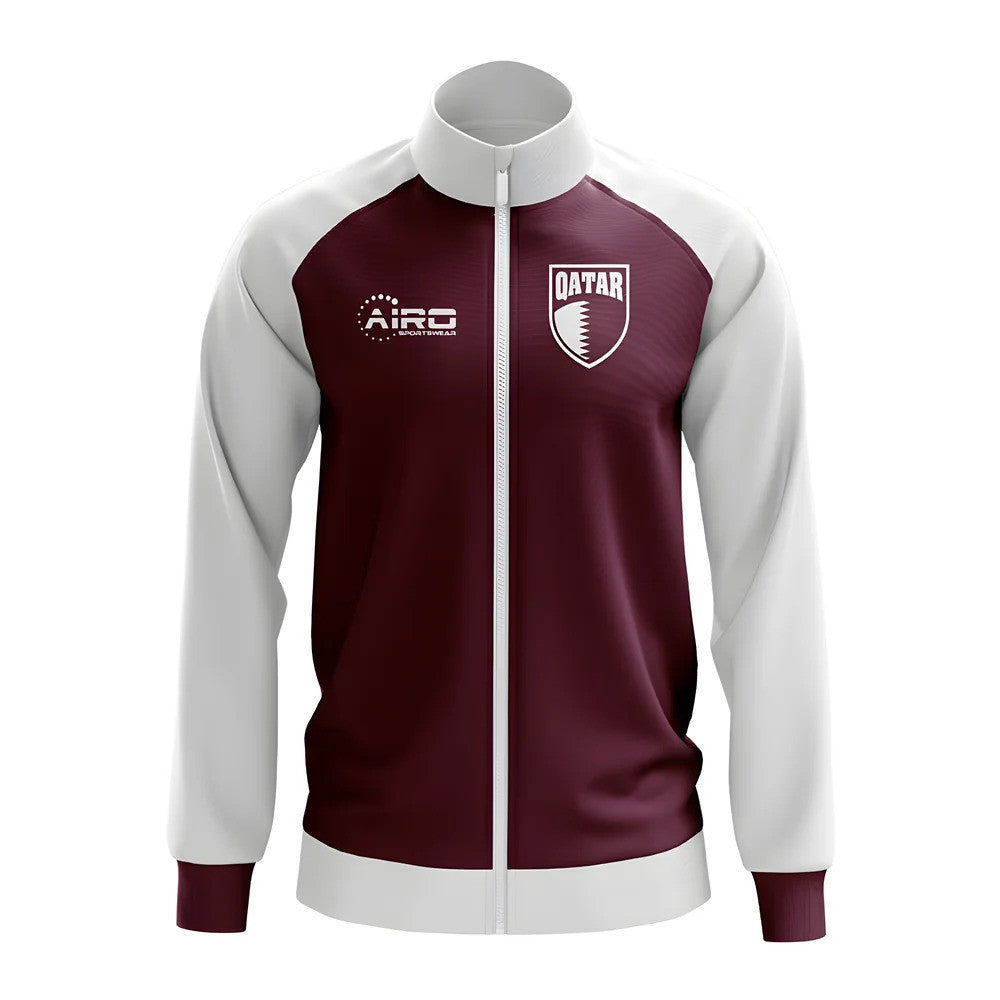 Qatar Concept Football Track Jacket (Burgundy) - Kids_0