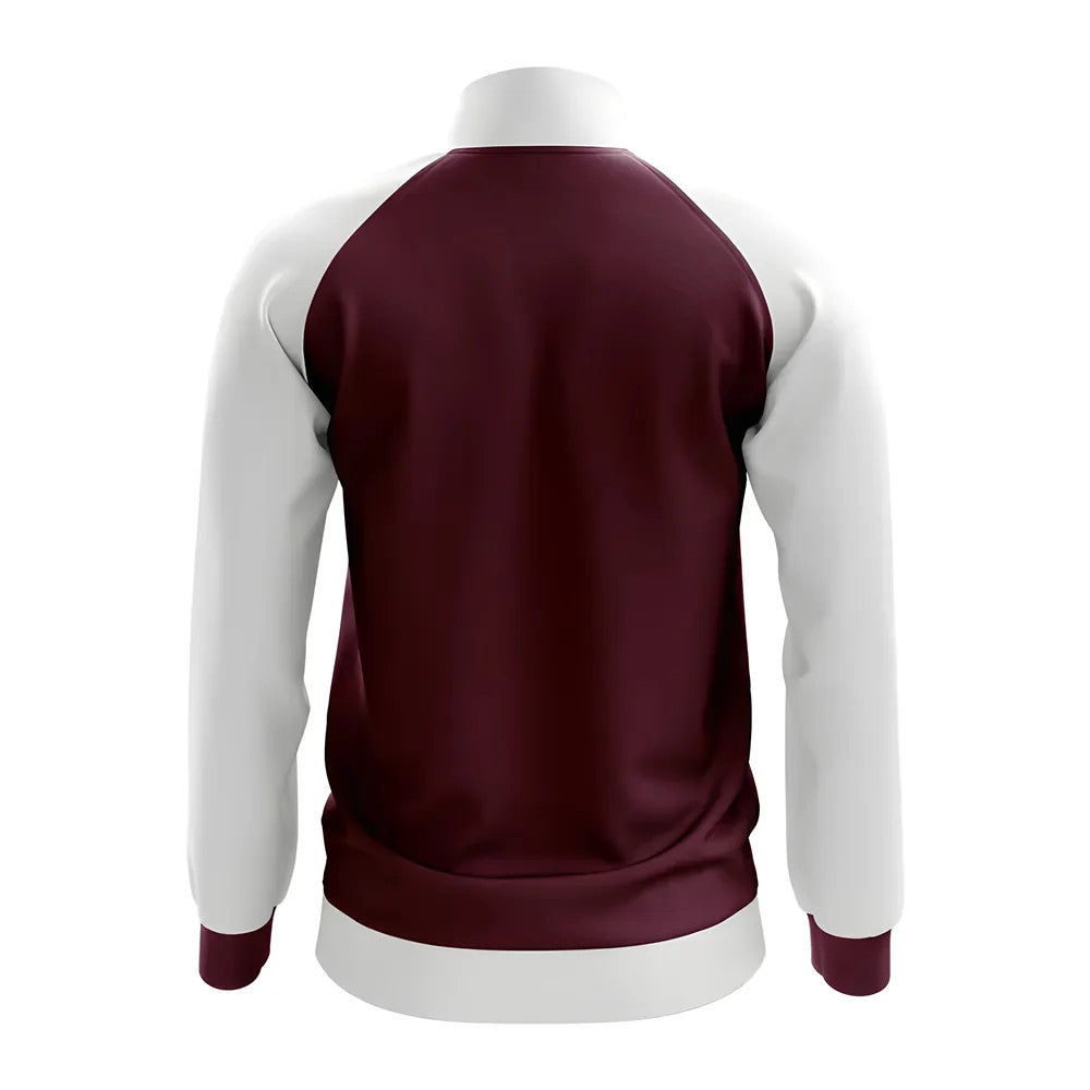 Qatar Concept Football Track Jacket (Burgundy) - Kids_1